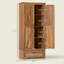 Armoire de cuisine, armoire avec tablettes réglables