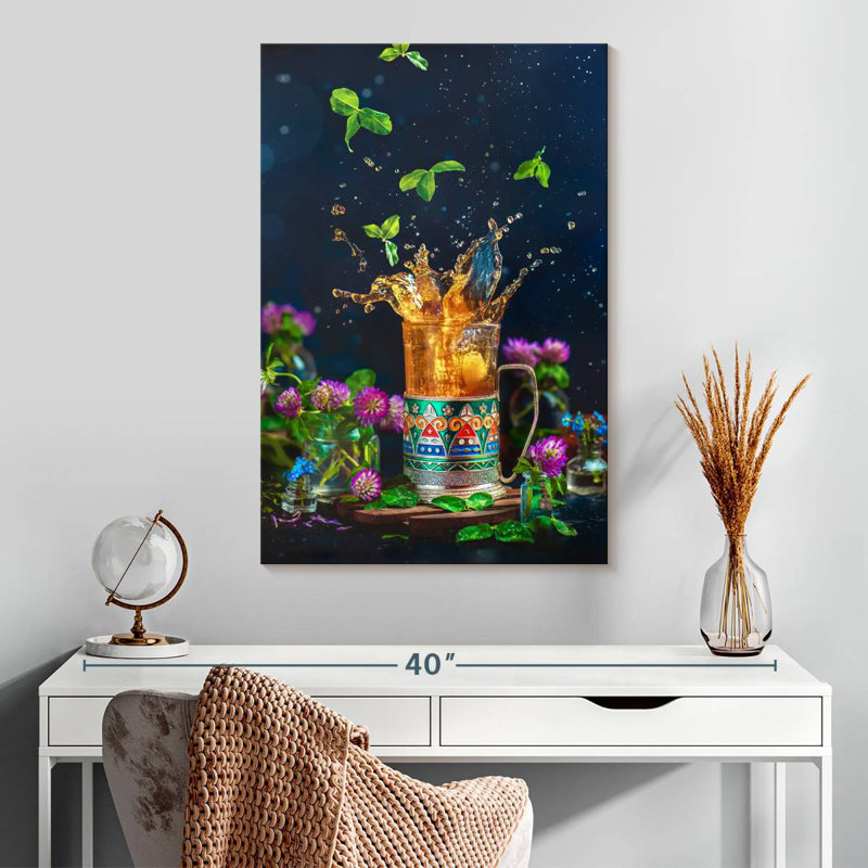 Yarlin Tea Splash, 30" H x 20" W