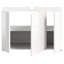 Perlean 82cm W Freestanding Standard Single Bathroom Vanity Base Only in White