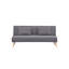Shaun 3 Seater Armless Sofa Bed
