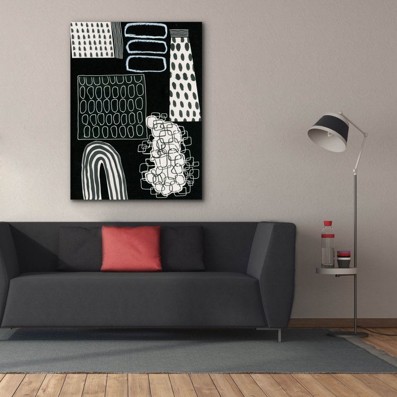 «B&W Fun VII» par Regina Moore, H 54 po x l 40 po x P 1,5 po