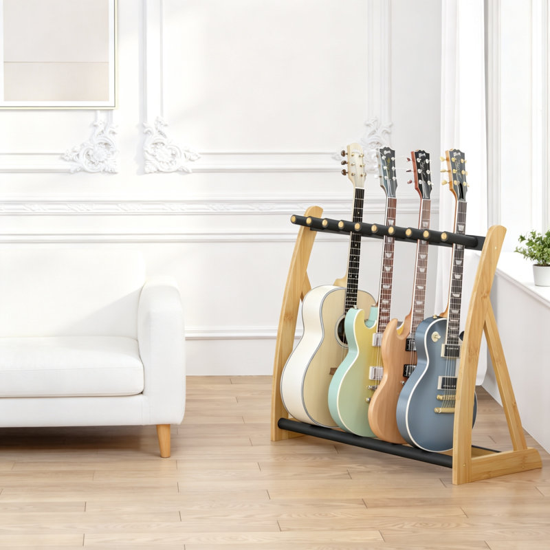 Support de guitare réglable pour guitare multiple pliable réglable