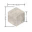 Carreau de marbre hexagonal