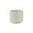 Light Gray Cement 39 Ounce Striped Round Distressed Pot Planter