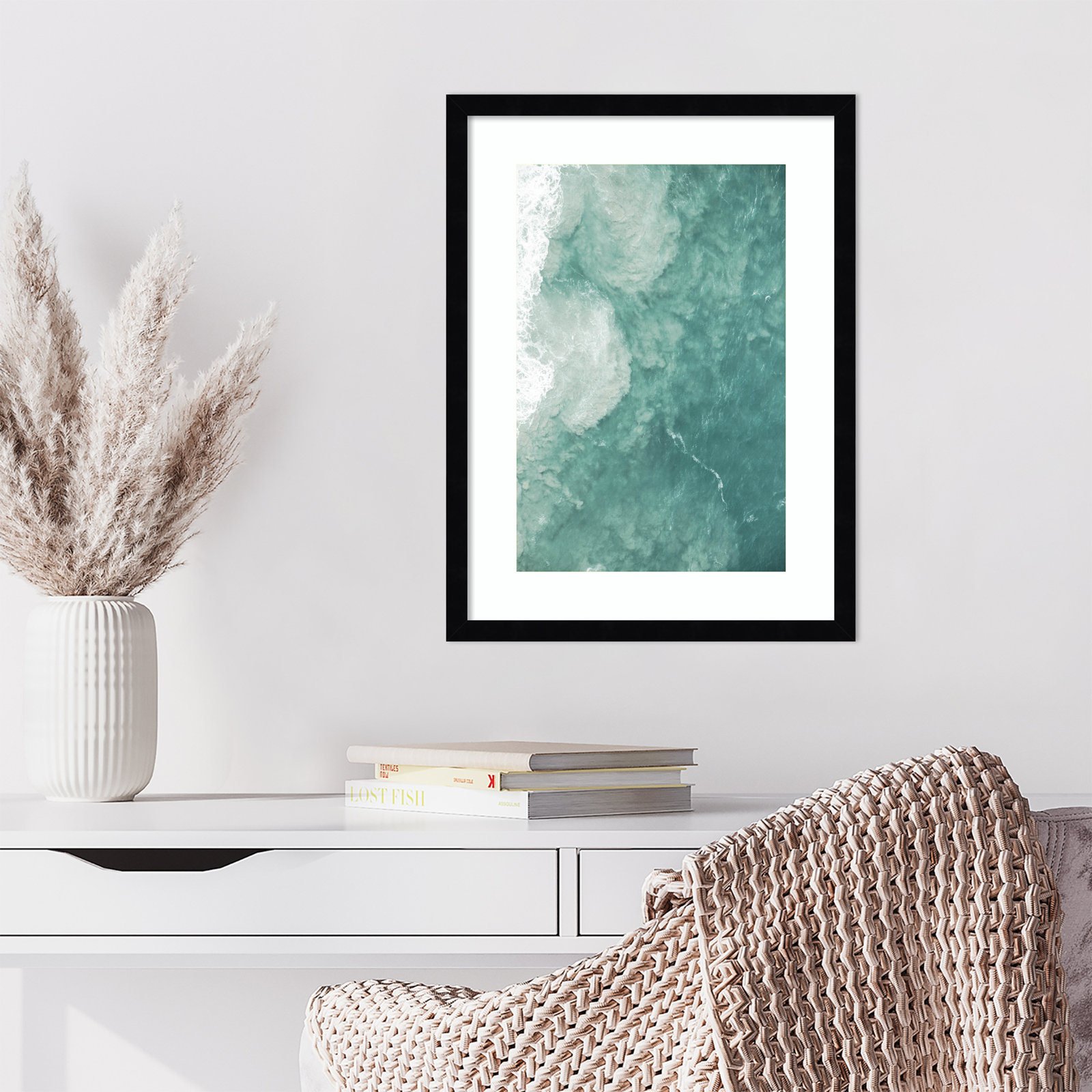 Daisey "Oceano" Print by Shot by Clint, Black, 21" H x 16" W