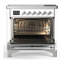 Majestic III Series 36 Inch Induction Range with 6 Induction Elements in Matte Graphite (Chrome Trim)-618479906-618479904