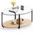 Hanshaw Glass Top Coffee Table