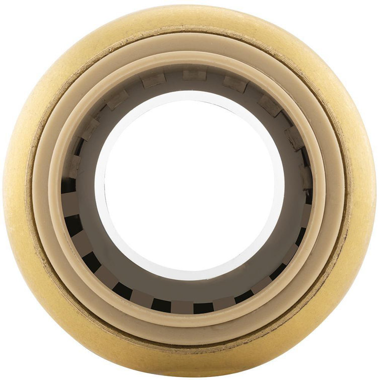 1-1/4" X 1" (Bagged) Plumbite Push On Reducing Coupling, Lead Free
