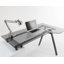 Brabham Curved Glass Computer Desk