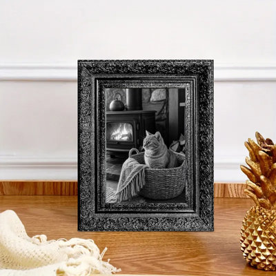 5" x 7" Black 1PC Desk Picture Frame for Holiday Gifting