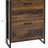 Shoe Cabinet with 2 Flip Drawers, Freestanding Narrow Slim Shoe Storage Cabinet Shoe Rack