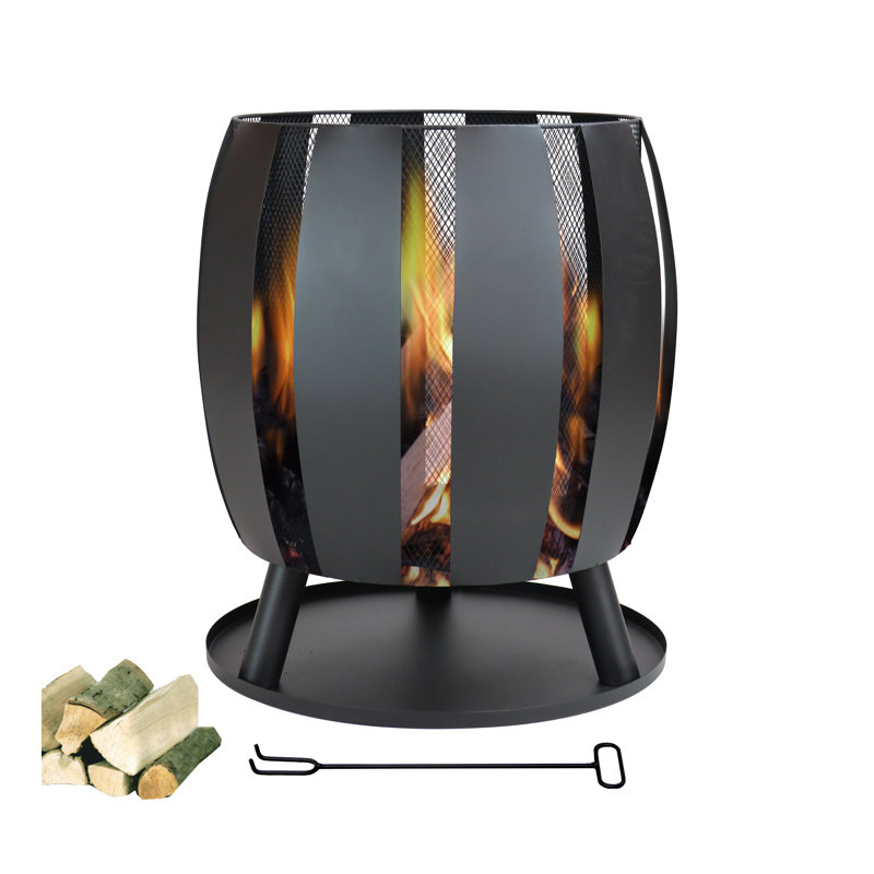 Hashem 66cm H x 56cm W Aluminium Outdoor Fire Ring