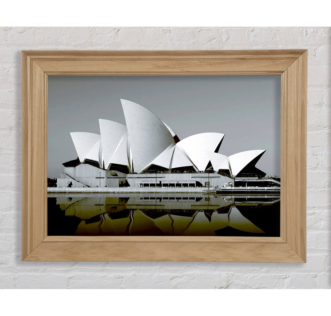 Sydney Opera House Green Harbour Gerahmter Druck