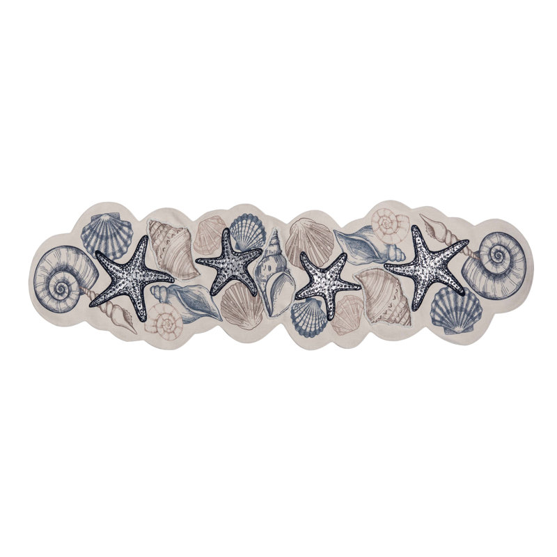 Vintage Shells Collection Novelty Shaped Table Runner