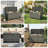 120 Gallon Outdoor Storage Box – Waterproof PE Rattan Wicker Deck Box with Lockable Lid & Gas Strut, All-Weather Resin Storage Chest for Cushions, Garden Tools & Pool Supplies-126707865