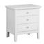 Table de chevet élégante blanche-1297538298