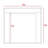 Rectangle Writing Desk Home Office Desk