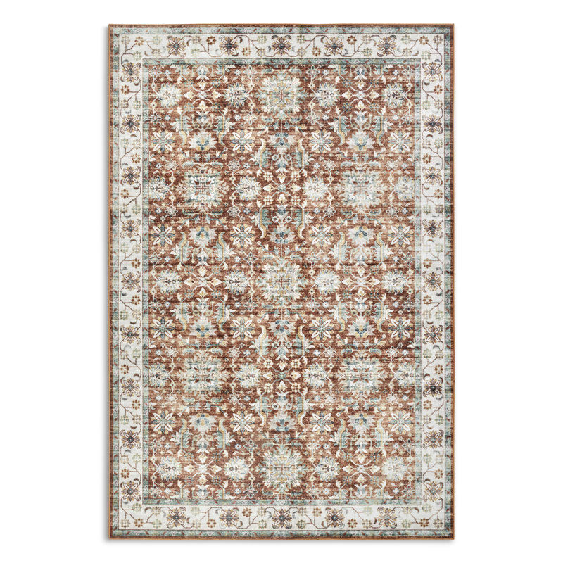 Classic Saveh Rug - Short Pile Rug For Living Room, Bedroom, Dining Room, Hallway, Rectangular 80 x 150cm