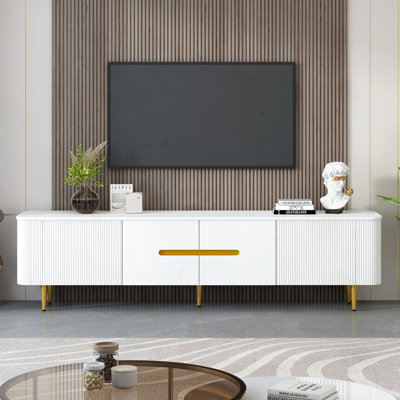 Minimalist TV Stand for TVs up to 85 Inches