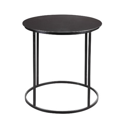 Johah Iron Top End Table