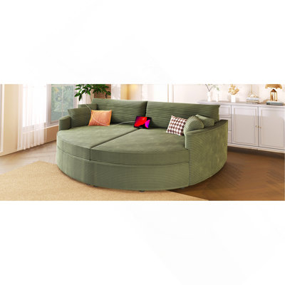 3" Sofa Bed Upholstered Loveseat Sofa Couch featuring Deep Seat and USB Ports for Living Room, Oversized Double Chaise Lounge Sofa 102.