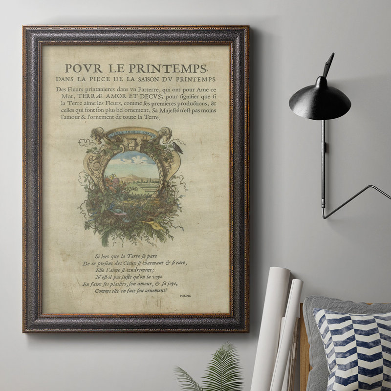Ex-libris embelli avec toile encadrée de qualité supérieure - prêt à être accroché, H 20 po x l 16 po x P 2,5 po