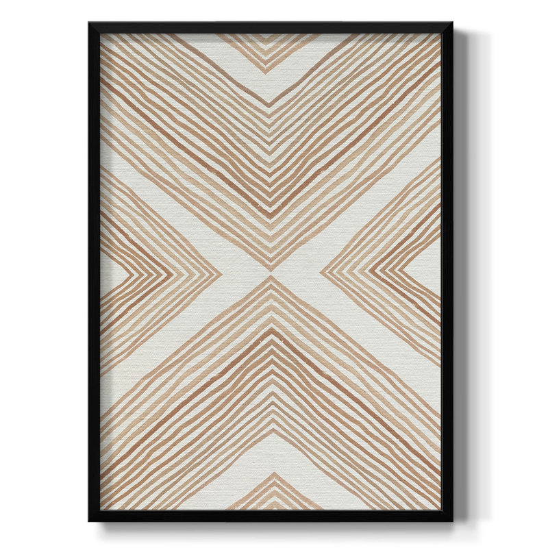Diametric Clementine II, reproduction d'art sur toile encadrée, H 43,5 po x l 31,5 po x P 1 po, No Mat, Toile encadrée noire