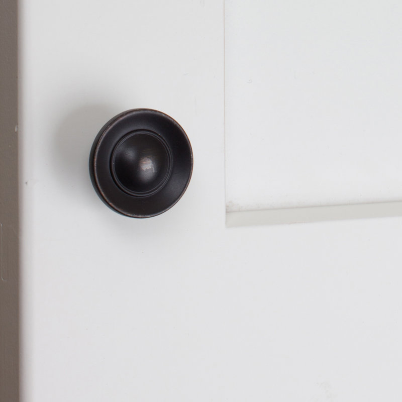 1" Diameter Mushroom Knob, Oil Rubbed Bronze