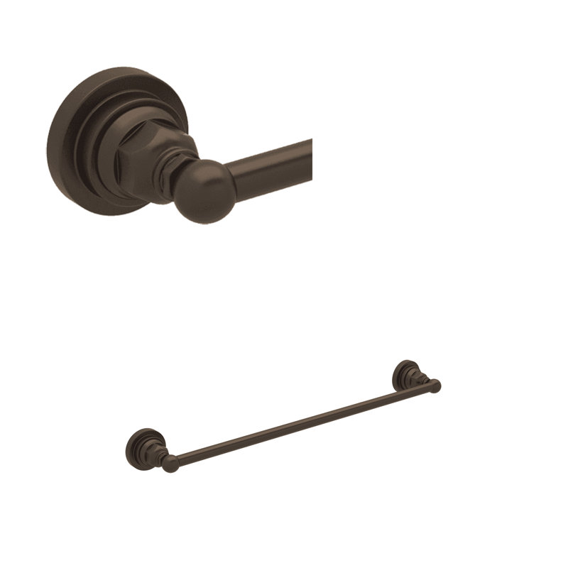 Country Bath 24" Towel Bar, Tuscan Brass, 2.5" H x 20.5" L x 2.75" D