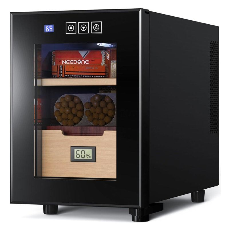 16L Electric Humidor with Cooling and Heating Temperature Control System, Electric Cooler