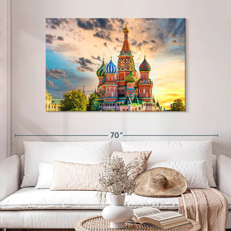 Nicci, cathédrale Saint-Basile de Moscou, H 32 po x l 48 po