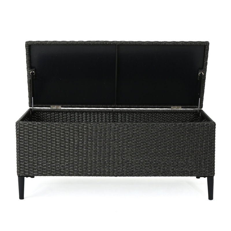 Boîte de rangement extérieure pour articles de divertissement de plage et de piscine