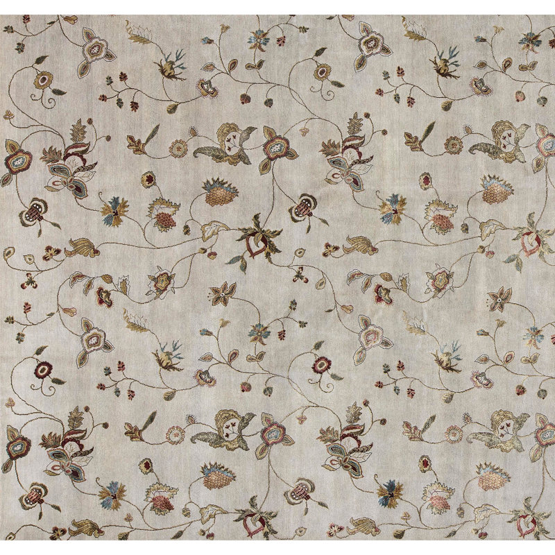 One-of-a-Kind Rectangle 11'11" X 15' Hand Knotted Area Rug