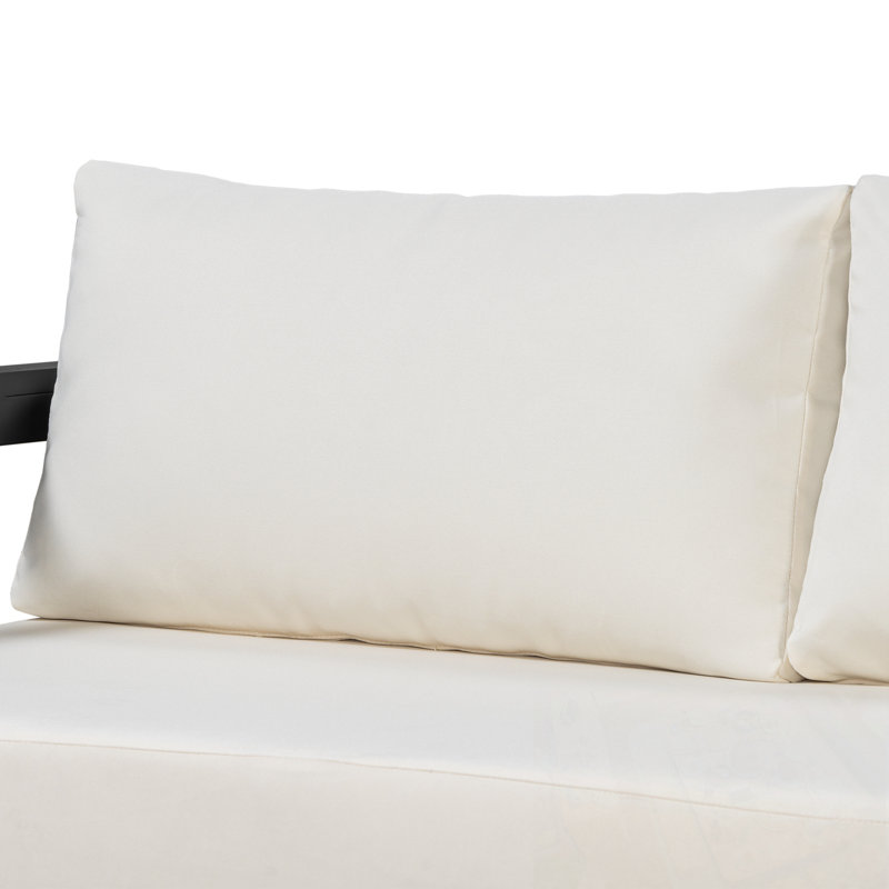 Canapé en L avec coussins ultra-épais, Beige