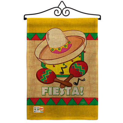 Double Sided 18.5'' H x 13'' W Polyester Flag Set