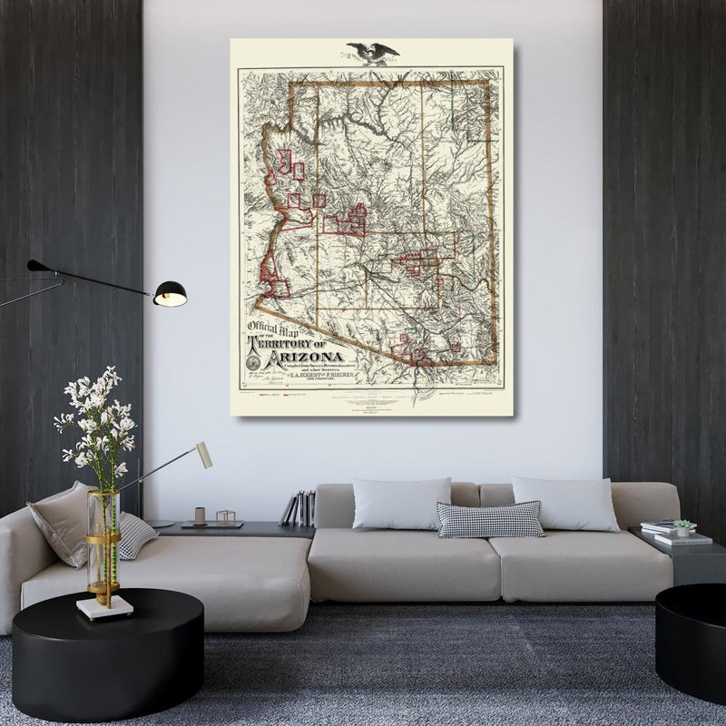 Art sur toile tendue avec la galerie Alcott Hill® Eckhoff, Arizona - Eckhoff 1880, H 47 po x l 36 po