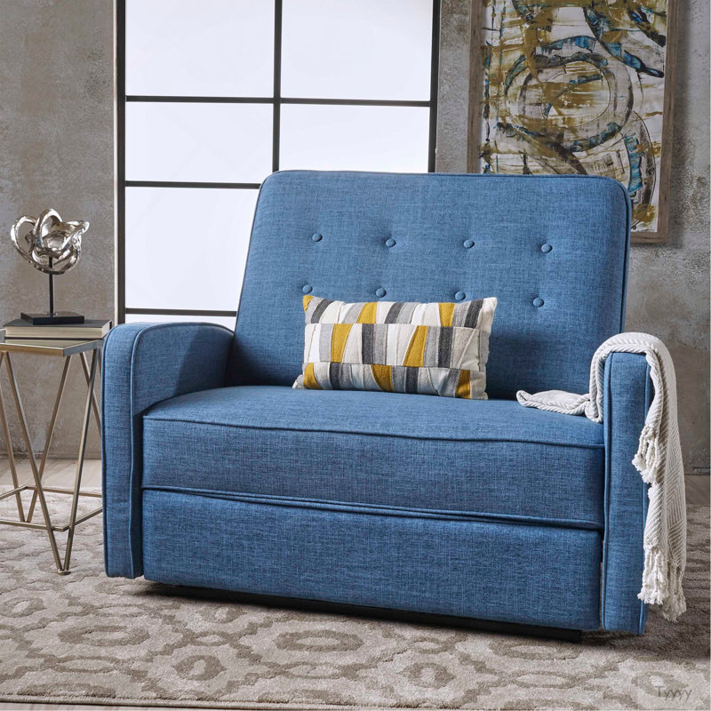 Fauteuil inclinable manuel 47 po de largeur, Bleu