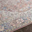Bria Machine Washable Oriental Red/Blue/Ivory Area Rug-607108857