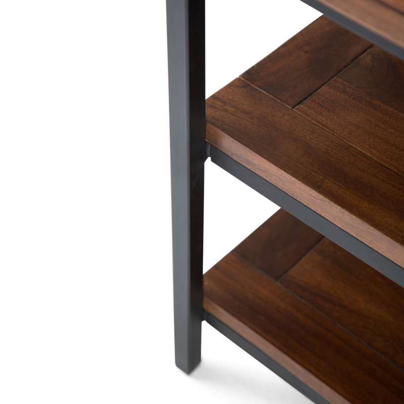 Tv Media Stand - Dark Cognac Brown
