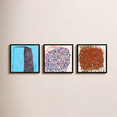 Drewes "Tangle" 3-Piece Print Set