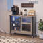 Armoire de bar à DEL avec roues pour la maison-393775172