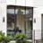 Lunoro Alto Aluminum Matte Black LED Outdoor Armed Sconce