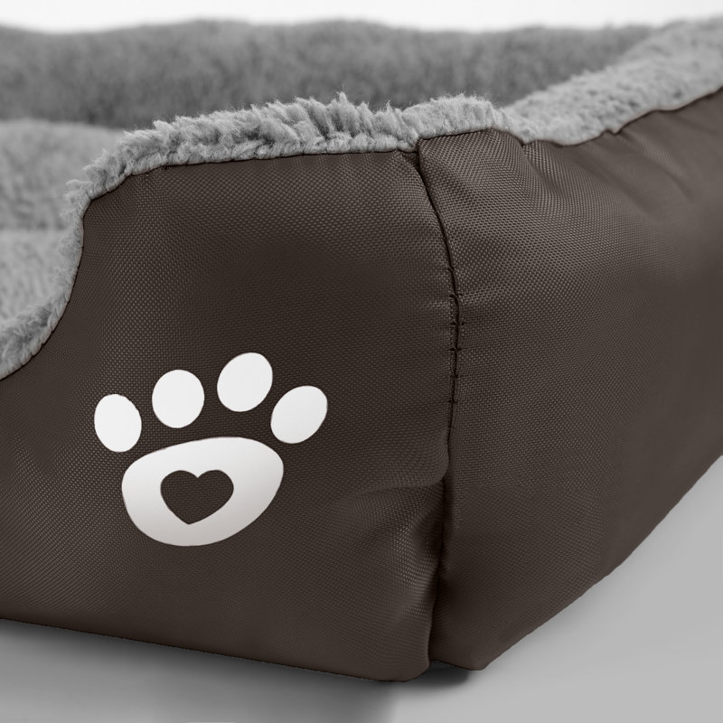 Lit pour chien Goncalves, Café, Grand (l 37,4 po x P 29,5 po x H 5 po)