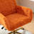 Furniture Office Chair,Artificial Rabbit Hair Home Office Chair With Golden Metal Base,Adjustable Desk Chair Swivel Office Chair,Vanity Chair-541532419