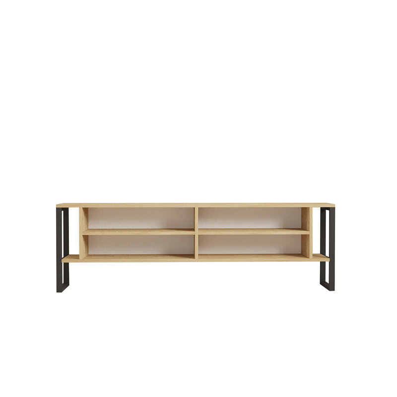 Puqa Design Unfinished TV Stand for TVs up to 70", Beige