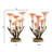 20"H Hand Blown Glass 5 Calla Lily Uplight Accent Lamp - -1458875303