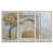 Toile naturelle avec cadre flottant