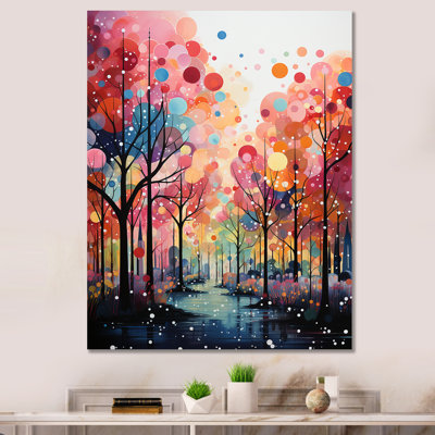 Palmiers Midcentury Collage II - art mural floral, salon