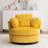 360 Degreed Swivel Accent Chair Modern Soft Plush Corduroy Round Barrel Chair For Living Room Bedroom With Pillows-1041797273