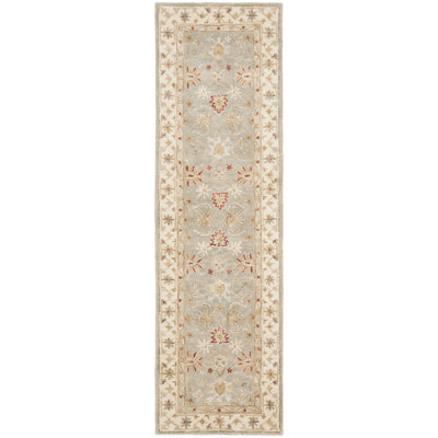 Samuel Gray Blue Beige Hand-Tufted Wool Rug